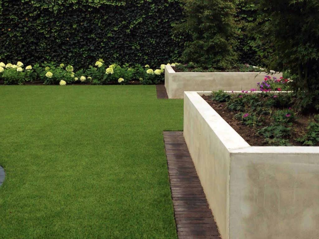 aangelegde tuin met Royal Grass van RoCa kunstgras