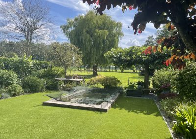 Genieten van een groen en strak gazon